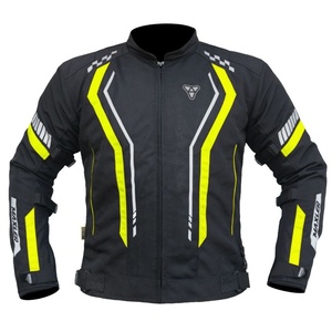 Chaqueta de motocicleta de malla transpirable para hombre, para deportes de invierno, tiras reflectantes, textil blindado protector para equipo de equitación de verano - Product Image 2
