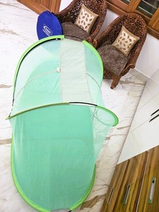 Mosquitero Plegable Autoportante de Alta Resistencia para Cama Individual (Tamaño Individual con Base de Tela para Uso en Todas las Estaciones para Adultos) - Product Image 4