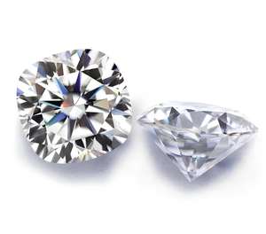 Piedra preciosa suelta moissanita con corte de cojín de 12mm con certificado GRA piedra creada en laboratorio de corte brillante de precisión Ideal para Joyería Fina - Product Image 1