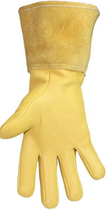 Guantes de soldadura TIG, cuero de piel de cabra fino duradero, guantes TIG suaves y flexibles, guantes TIG de soldadura de larga duración - Product Image 2