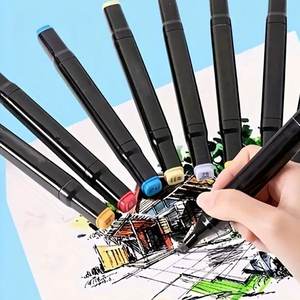 Myrva Down Jackets – Lot de 80 marqueurs artistiques à encre colorée pour le dessin, la peinture, l'école et le bureau - Product Image 3