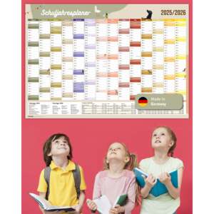 2025/2026 School Year Planner <b>Poster</b> Minimalist Design Style - Product Image 3