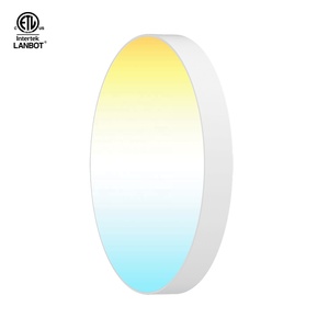 Không khung Silm phẳng đĩa đèn 5 inch tuôn ra núi thay đổi độ sáng trần ánh sáng lịch thi đấu <span class=keywords><strong>Led</strong></span> <span class=keywords><strong>Downlight</strong></span> 10 Wát 650lm 2700k-5000K 5cct - Product Image 3