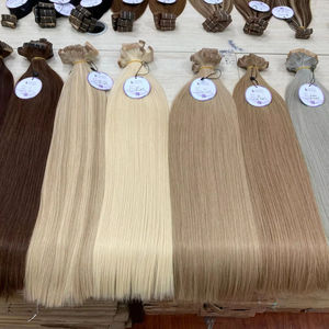 Cinta vietnamita de alta calidad, color rubio claro. # Extensiones de cabello natural liso de 60 colores, sin procesar, con cutícula alineada - Product Image 3