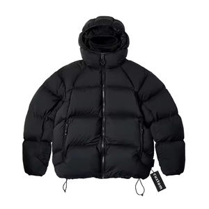 Confortable et élégant hiver chaud manteau épais extérieur doudoune personnalisé à capuche bulle doudoune veste hommes - Product Image 4