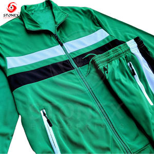 Conjunto Deportivo de 2 Piezas para Hombre, Personalizado, de Alta Calidad, Grueso, Transpirable, Sólido, con Cierre de Cremallera, para Otoño - Product Image 3