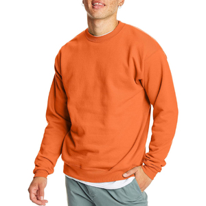 Sweat-shirt unisexe en coton polaire de haute qualité personnalisé surdimensionné de grande taille, chaud, respirant, teint uni, avec broderie 3D en relief - Product Image 3