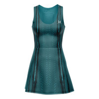 Conjunto de ropa de tenis de alta elasticidad de secado rápido de verano personalizado, falda de tenis de Golf transpirable, ropa deportiva de Yoga para mujer, vestido de tenis