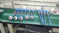 Sonde de température haute performance Pt100/Pt1000 avec transmetteur intégré 4-20mA USB OEM/ODM