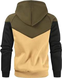 Sweat à capuche vierge personnalisé pour hommes avec poche plate en coton épais sweats unisexes vêtements logo personnalisé surdimensionné épais sweats à capuche pour hommes - Product Image 3