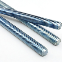 2000mm M6 M22 Threaded Rods Blue White Zinc Plated Black Stud Bolts DIN 975 Fully Threaded Bar OEM THV