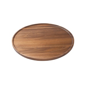 Plateaux en bois décoratifs, esthétique naturelle, plateau en bois pour la maison, l'hôtel et le restaurant, plateau de présentation de restauration rapide en bambou, bois naturel - Product Image 5