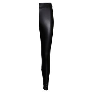 Dear-Lover Wholesale Fashion New Women <b>Patterned</b> Faux Leather Breathable Moto Biker Mid Waist Tummy Control <b>Leggings</b> Activewear - Product Image 2