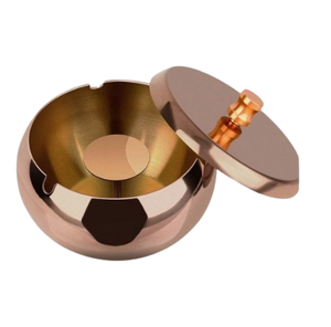 Cenicero de acero inoxidable de nuevo diseño, Cenicero de bolsillo fácil de limpiar sin humo personalizado para coche con tapa - Product Image 5