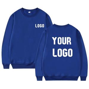 Haut décontracté unisexe avec pull à col ras du cou personnalisé Sweat-shirt personnalisé à motif solide - Product Image 4