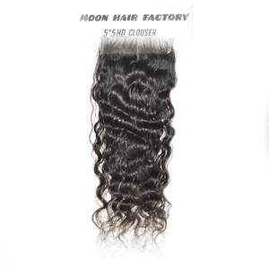 Commandez en ligne maintenant : Cheveux indiens ondulés HD Closure, texture temple, cuticule saine, prix de gros compétitif pour l'exportation. - Product Image 2