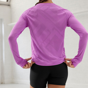 Latest Summer Fashion 2024 Women's <b>Blouses</b> Shirts / Wholesale Rates Eco-Friendly Quick Dry <b>Satin</b> Fabric Fitness Gym Wear T-shirt - Product Image 3