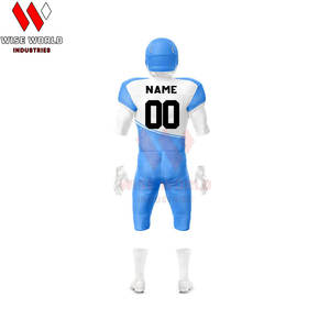 ชุดอเมริกันฟุตบอลแบบใหม่สำหรับทุกเพศทุกวัย ไซส์ใหญ่ ผลิตจากโพลีเอสเตอร์ 100% ระบายอากาศได้ดี ซึมซับเหงื่อ ผลิตจากโรงงานโดยตรง รับผลิตตามแบบที่ต้องการสำหรับทีม - Product Image 3