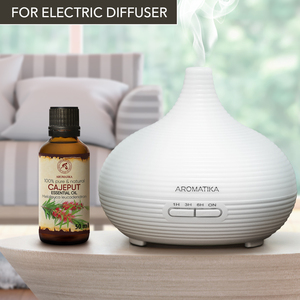 Huile Essentielle d'Aromatika Cajeput 50ml Distillée à la Vapeur, Huile de Melaleuca Leucadendra pour les Peaux à Problèmes d'Acné et l'Aromathérapie - Product Image 2