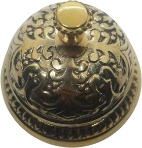 Solid Brass <b>Victorian</b> Style Service <b>Desk</b> Bell - Product Image 2