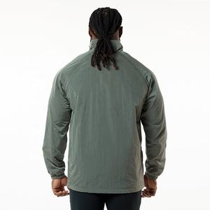 Ventes en gros de vestes de sport uniques, respirantes, imperméables, à fermeture éclair, pour la salle de sport, à séchage rapide, 100% nylon, coupe-vent, pour hommes - Product Image 3