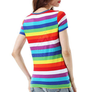 Camiseta de verano de diseño superior de alta calidad, precio al por mayor, camiseta de mujer, camiseta ligera para mujer - Product Image 2