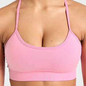 Soutien-gorge de sport de yoga pour femmes rembourré à séchage rapide sans couture pour la course à pied, la salle de sport, l'entraînement, vêtements de sport actifs - Product Image 5