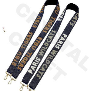 CRYSTAL CRAFT Go Knights Estilo DE LA India Cuenta de cristal Monedero Correa Color personalizado Logotipo Accesorios de uso diario - Product Image 6