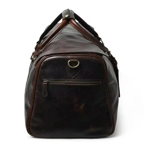 Hot Selling High Quality Genuine <b>Leather</b> <b>Duffle</b> <b>Bag</b> New Arrival Men <b>Leather</b> Travel Duffel <b>Bag</b> for Sale stylish quality - Product Image 3