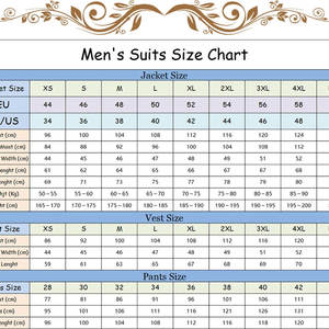 Trajes de Hombre de 2 Piezas a Medida, Corte Entallado, para Bodas, para el Novio - Product Image 3