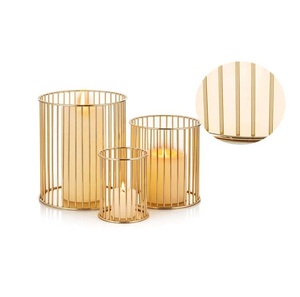 Luxury Gold Metal Tabletop Votive Holder Indoor & Outdoor <b>Tealight</b> <b>Candle</b> Holder Home Hotel Office Wedding Party Decoration - Product Image 2