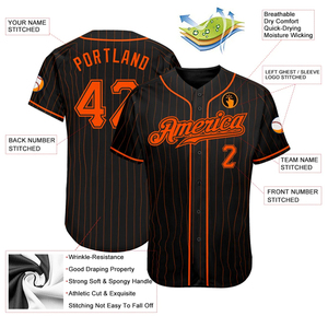 Maillot de baseball personnalisé en polyester respirant de haute qualité, imprimé par transfert thermique, séchage rapide, extensible dans quatre directions - Product Image 3