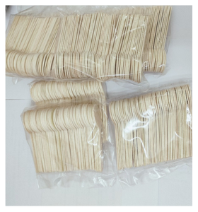 Ustensiles cuillères en bois de taille 105mm pour la cuisine, pour le service au restaurant, bord poli, surface lisse - Product Image 6