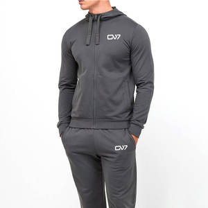 Survêtements d'hiver pour hommes, couleur unie, nouveauté en vente en gros, survêtements d'hiver personnalisés 100% coton pour hommes, vente en gros - Product Image 3