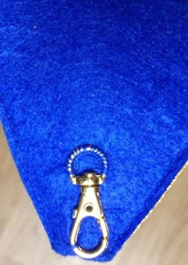 Collar azul de Gran Oficial, collares bordados masónicos personalizados de alta calidad, collares masónicos personalizados de nailon más vendidos - Product Image 6
