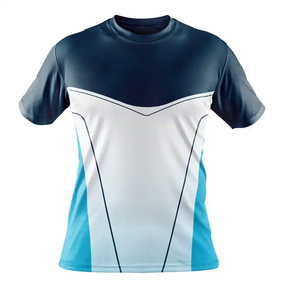 Neck Short Sleeve Sublimation 100% Cotton Slim Fit Breathable Streetwear Men's T-shirts Wholesale Latest Design Isha Industry - Product Image 4