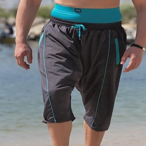 Fabricant du Bangladesh Vêtements de plage musulmans décontractés Short de bain Certifié halal Teint uni 100% polyester écologique - Product Image 3