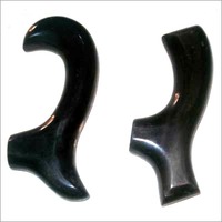 Bâton de marche vintage de luxe en corne de buffle, durable, en acrylique, pour gaucher, pour personnes âgées et handicapées, pour le camping