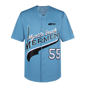 Uniforme de equipo informal para hombre, ropa atlética de entrenamiento, camisa con botones, malla transpirable, manga corta, softbol, béisbol, béisbol - Product Image 1