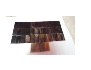 แผ่นเรียบทำจากเขาควาย บัฟฟาโล และแกะ สำหรับแว่นตา กรอบแว่น และที่จับ สามารถปรับแต่งได้ - Product Image 3