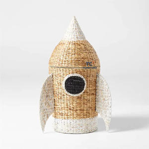 Est-selling ococket Kids amamper uuitable para Nursery andandwoven ater acyacinth ID Asket para ID oom - Product Image 5