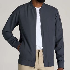 Chaqueta Bomber Personalizable de Alta Calidad para Hombre, Tejida, Impermeable y Transpirable, de Poliéster/Algodón |   Abrigo Casual de Invierno |   Moda Casual - Product Image 5
