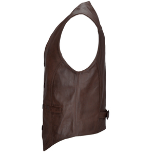 Chaleco de Cuero para Hombre, Transpirable, de Alta Calidad, 100% Cuero, Estilo Nuevo, Última Moda, Precio Razonable - Product Image 2