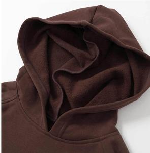 Fabricants de sweats à capuche en coton pour femmes pulls à capuche grande taille pulls à capuche lourds pour femmes vêtements de rue unis sweats à capuche à la mode - Product Image 5