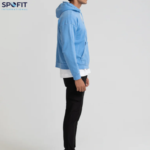 Sudaderas con Capucha Estampadas Personalizadas OEM, Lisas, 100% Algodón, Gruesas, Pesadas, 420g, Corte Regular Informal para Hombre, Invierno, Ecológicas - Product Image 3