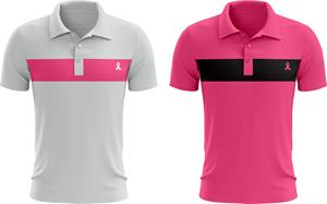 Polo femme de haute qualité au-dessus du genou sensibilisation au cancer du sein ruban rose conception personnalisée tissu de qualité supérieure toutes les tailles disponibles - Product Image 2