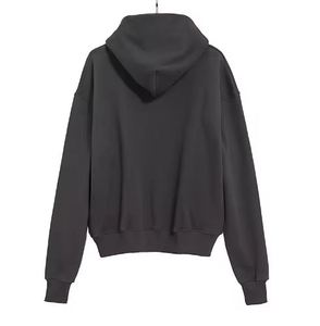 Sweats à capuche et sweat-shirt à capuche pour hommes Hip Hop surdimensionnés Sweats à capuche et sweat-shirt respirants en coton de couleur unie pour hommes - Product Image 3