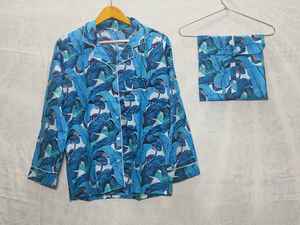 Camisón de algodón con estampado Floral de lujo para mujer, pijama de manga larga, ropa de descanso de lujo suave, conjuntos de pijama de talla grande, informal, transpirable - Product Image 5