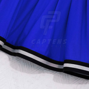 Costumes de cheerleading en polyester 100 % pour adultes, vente en gros, pour filles, avec logo personnalisé, imprimé par transfert thermique, ensembles d'uniformes de danse d'équipe, grandes tailles - Product Image 5