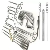 Ensemble d'instruments chirurgicaux pour adénoïdectomie de 26 pièces, en acier inoxydable, manuel, réutilisable, modèle EE-PK-1025, Enved Enterprises, Classe II